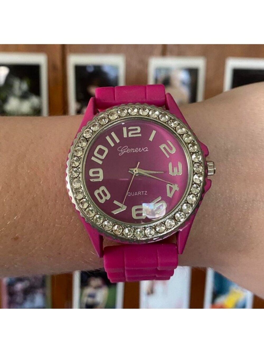 Hot Pink Jelly Watch